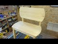 Simple wooden chair / Wooden chair making / Woodworking diy / Basit ahsap sandalye yapimi