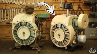 From rust-seized to basically new. Full restoration of a rare engine.