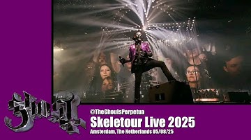 Ghost - Skeletour Live 2025 Amsterdam, The Netherlands #ghost #ghouls #tobiasforge #skeletour