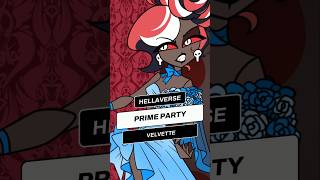 Prime Party: Velvette 💙🥂 #hazbinhotel #velvettehazbinhotel #velvette #fanart