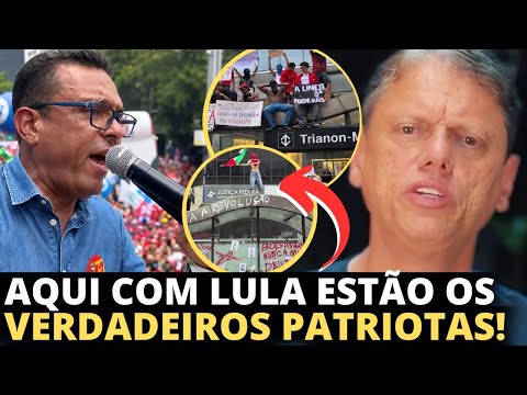 Otoni De Paula praises pro-Lula protesters and Tarcísio is outraged by their vandalism in SP
