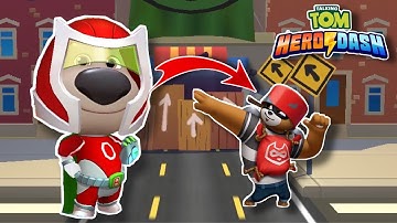 TALKING TOM HERO DASH | SUPER RED BEN FIGHT RACCOON BOSS