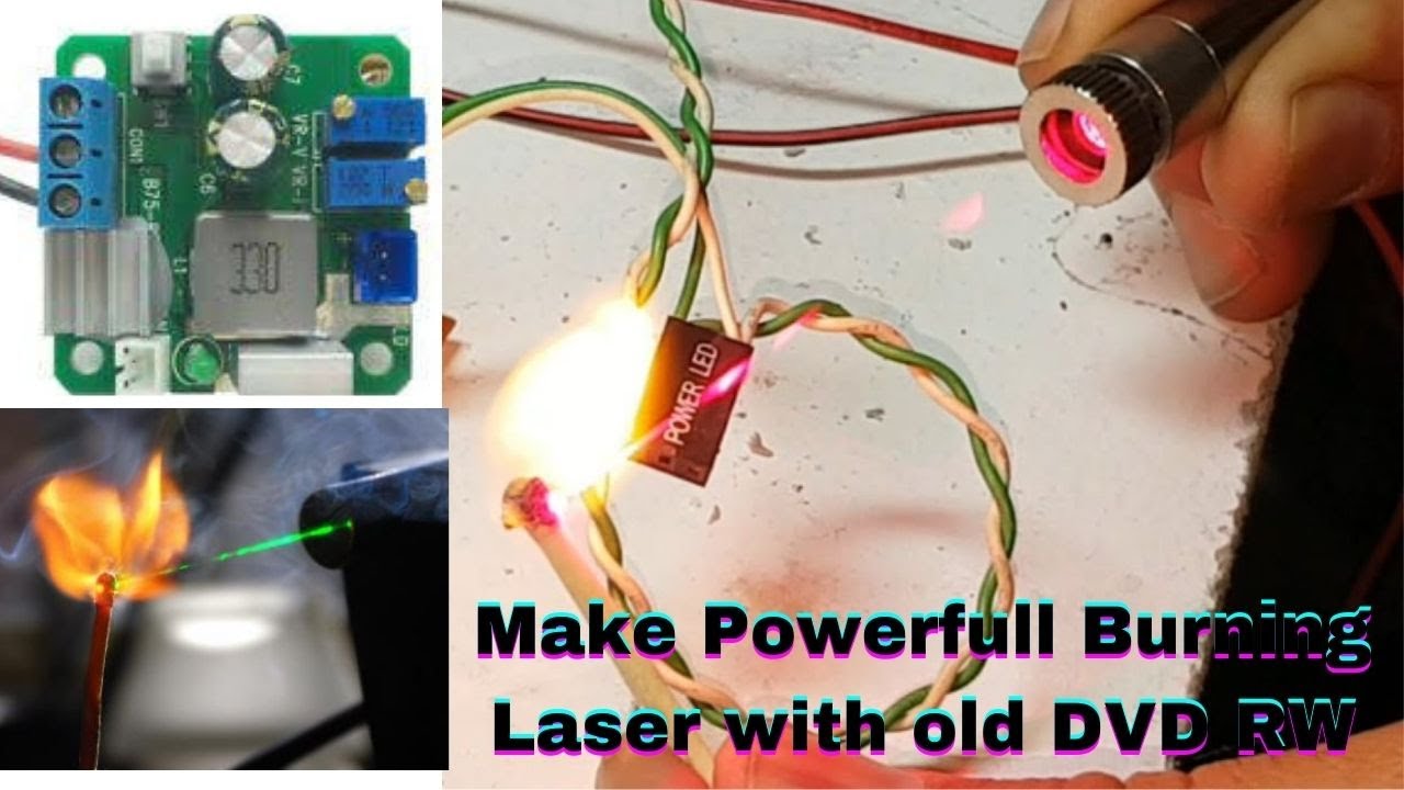 How to make Burning Laser Light at Home From DVD | DIY |Technical  Institute| - YouTube