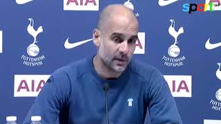 Тоttenham 2:0 Man City  Послеиатчевая пресс - конференция  Pep Guardiolla / Пеп Гвардиола