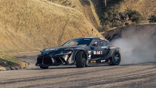 Watch This Formula Drift Toyota Supra Slay an Urban City Lot