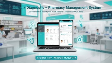 All-in-One Clinic, Diagnostic & Pharmacy Software | Digital Healthcare ERP | Laravel 12