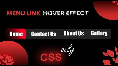 Create Navigation Bar with HTML and CSS using Dreamweaver