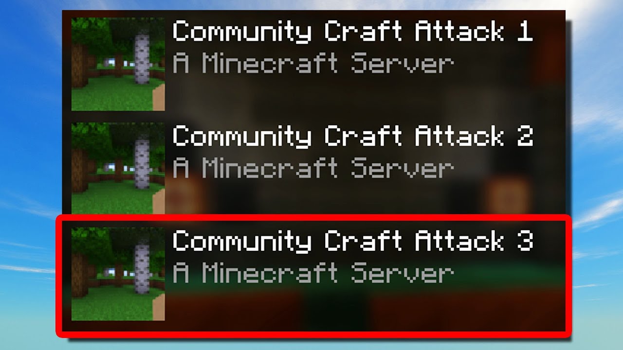 HEUTE! NEUER CRAFT ATTACK COMMUNITY SERVER STARTET! - YouTube