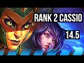 Cassiopeia vs ahri mid  rank 2 cassio 11210 dominating  jp grandmaster  145