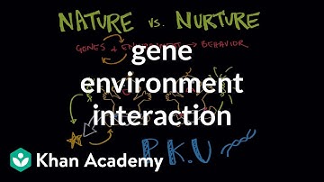 Gene environment interaction | Behavior | MCAT | Khan Academy