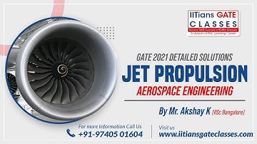 Propulsion | Question Paper Solution | GATE 2021 Aerospace Engineering | GATE AE Online Lectures