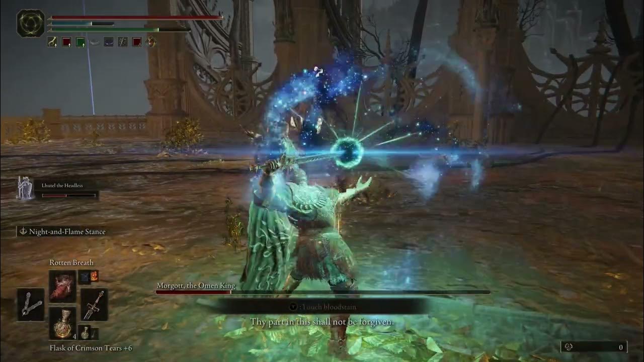 Elden Ring fight using Margit's Shackle during the fight