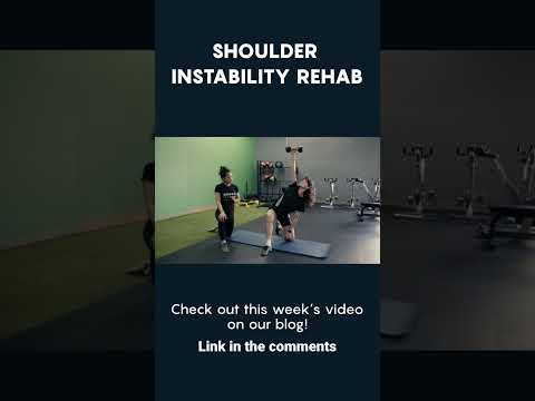 Shoulder Instability Rehab