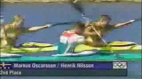 Telecronaca Galeazzi oro olimpico Rossi/Bonomi Sidney 2000