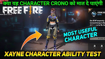 New Character Xayne Skill & Ability Test || Free Fire New Character Xayne Skill Test and Gameplay