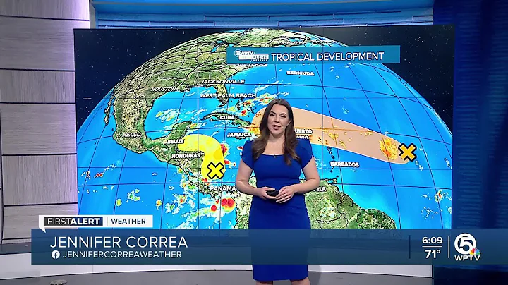 WPTV First Alert Weather tropical forecast, morning of Oct. 16, 2024