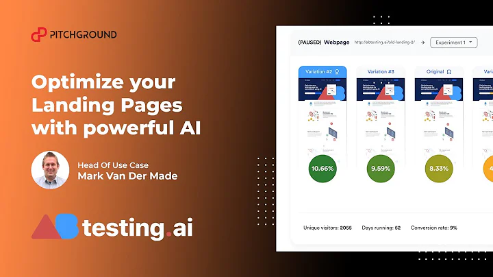 Optimize your Landing Pages with powerful AI using AB Testing | USECASE