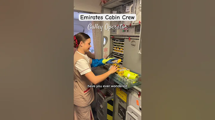 A Day in the Life of an EMIRATES Cabin Crew GALLEY Operator | #emirates #emiratescabincrew #flight