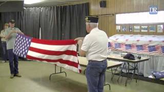 Proper way to fold a flag