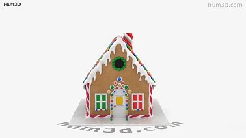 Gingerbread House 3D model by 3DModels.org