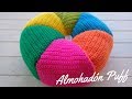 Almohadón/Cojín o Puff Tejido a Crochet- Paso a paso