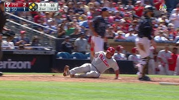 PHI@SD: Galvis doubles, Ruiz scores on an error