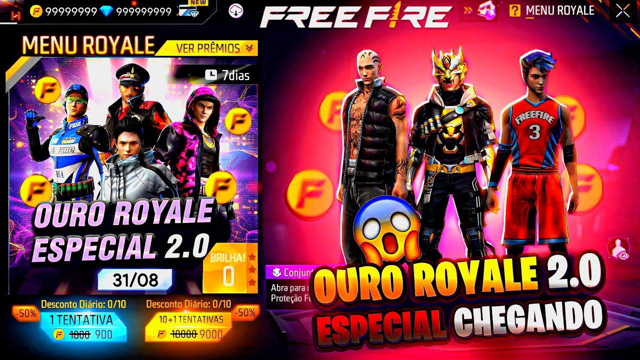 Novo Diamante Royale do Free Fire: Vingador do Caos - Free Fire Club