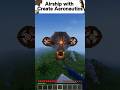 Airship in Minecraft with Create Aeronautics