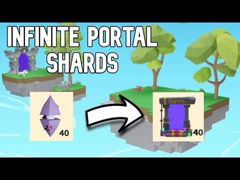 How To Get INFINITE Portal Shards In Roblox Islands / Roblox Skyblock