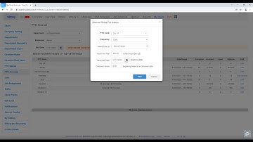 How to setup paid time off accruals in OpenTimeClock.com product T1.