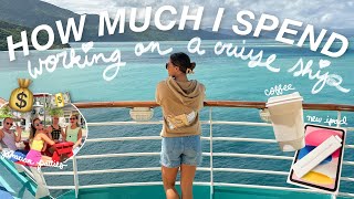 ABOARD WITH JORD: how much I ACTUALLY spend working on a cruise ship!   5 day cost breakdown