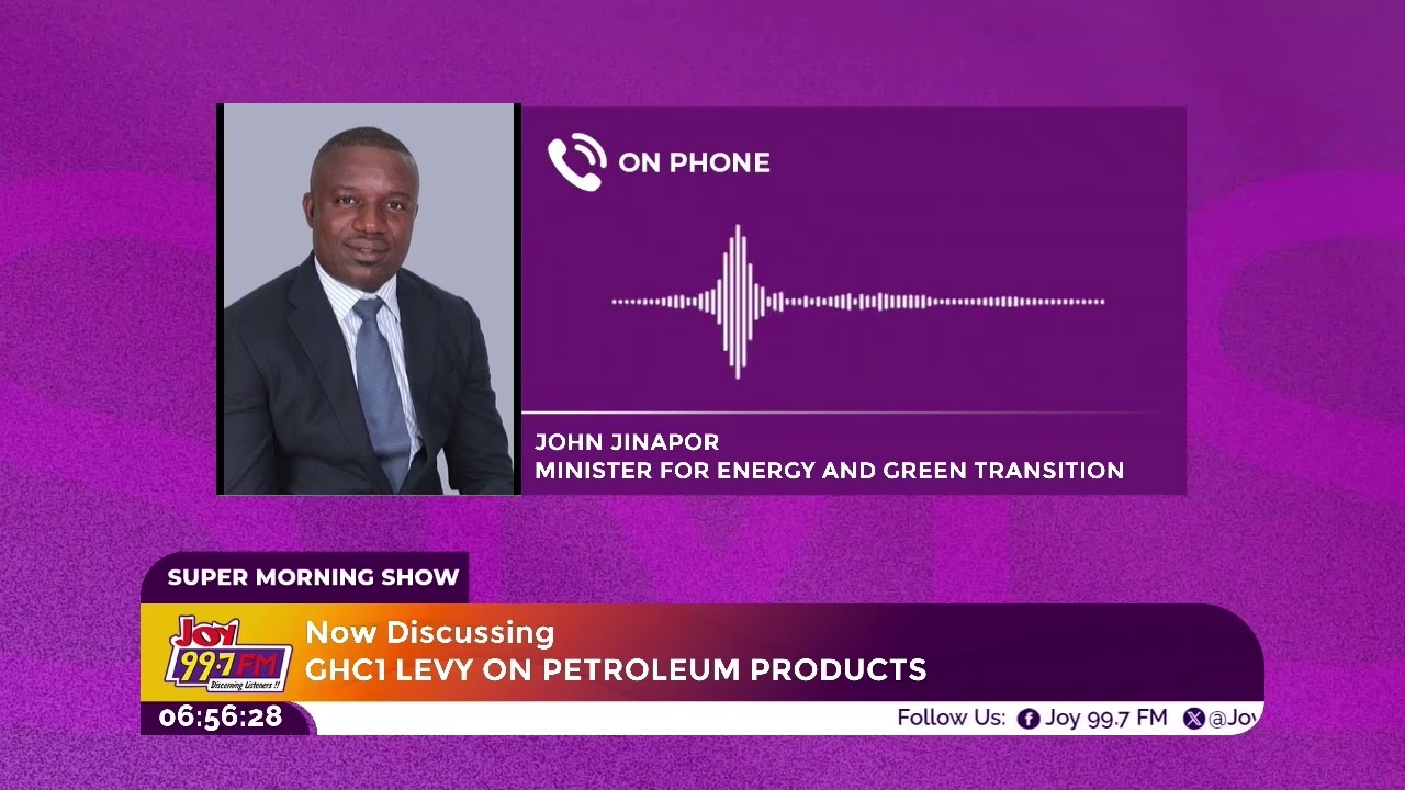 GH¢1 Energy Levy NOT for Legacy Debts? John Jinapor Explains Why the Need For The Levy