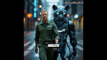 who wins ⁉️|| "When CEOs Walk with Robotic Beasts 🔥 | Cinematic AI Power Walk #Shorts"viral shorts,