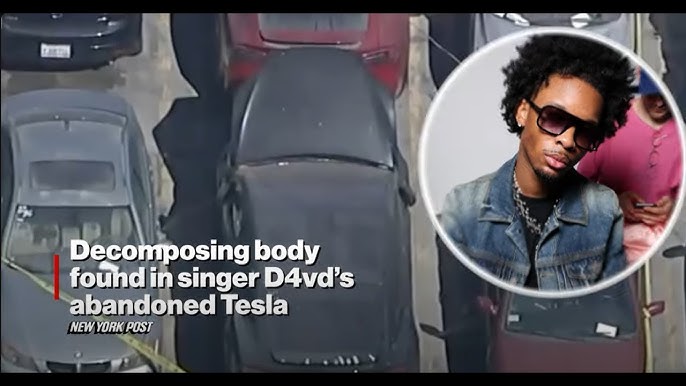 Decomposing Body Found in Singer D4vd's Abandoned Tesla - YouTube