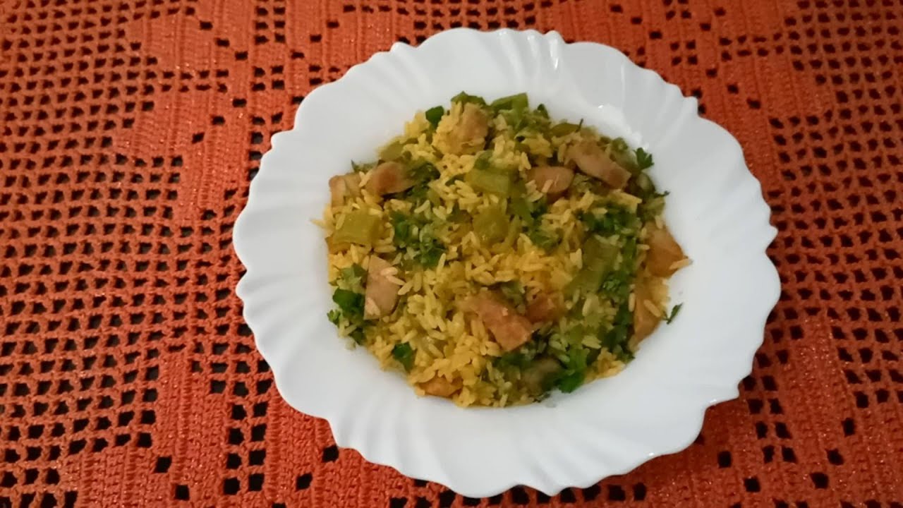 Arroz com calabresa mexicana e pimentão #arroz #calabresa - YouTube