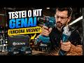 TESTEI o Kit GENAI 68V 😱 Parafusadeira + Esmerilhadeira SEM ESCOVA! Funciona Mesmo?