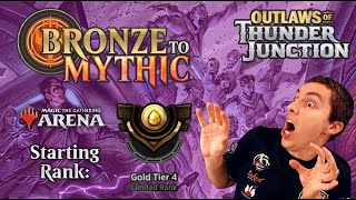 🥇 Bronze To Mythic: Episode 6 - Starting Rank: Gold 4 - MTG Arena: 🤠Outlaws Of Thunder Junction 🤠