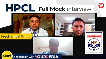 HPCL Full Mock Interview | Actual Interview Questions | Mechanical Engineering