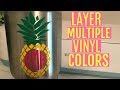 LAYERING MULTICOLORED VINYL DECALS WITH CRICUT EXPLORE | REGISTRATION MARKS