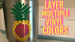 LAYERING MULTICOLORED VINYL DECALS WITH CRICUT EXPLORE | REGISTRATION MARKS