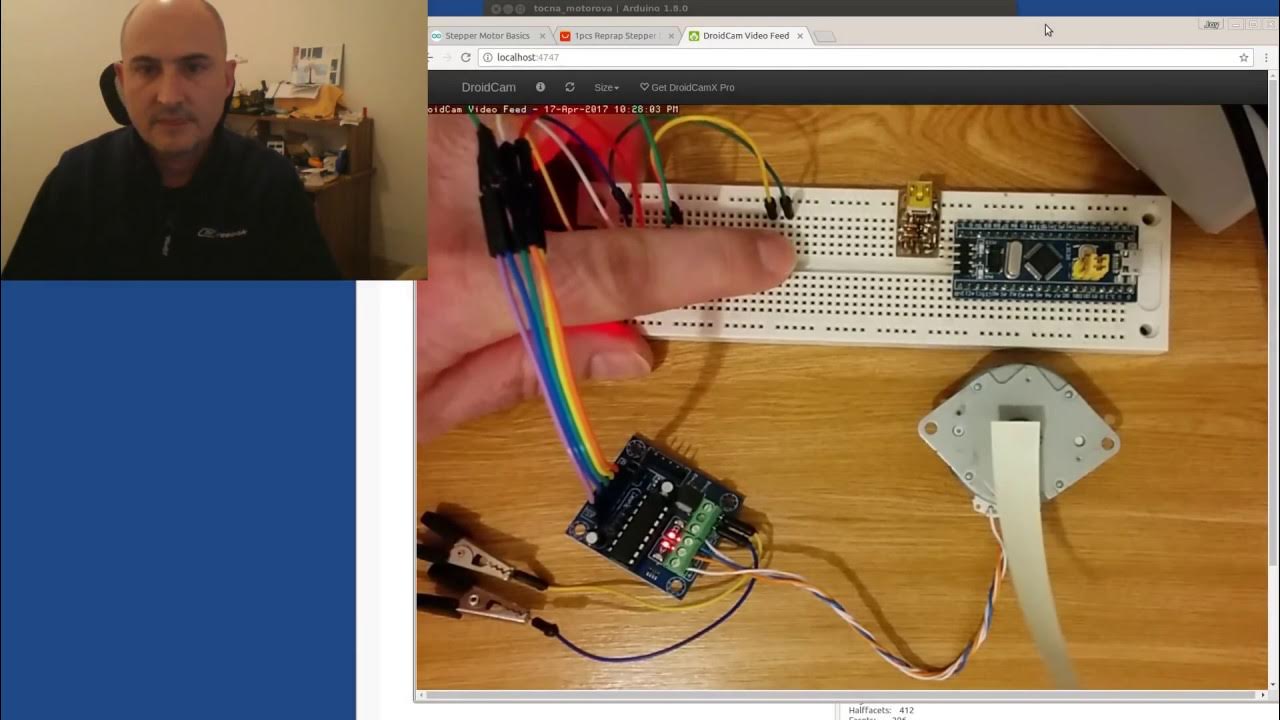 Arduino, OpenSCAD a krokové motory - YouTube