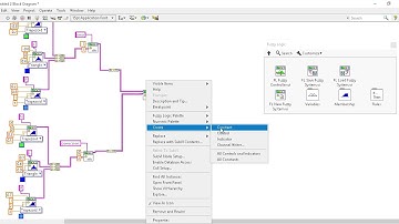 Control difuso en  LabVIEW por bloques