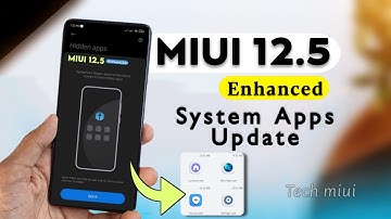 MIUI 12.5 Enhanced System Apps Update (October) New Features