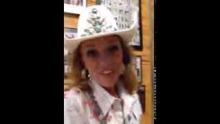 Miss Rodeo Colorado at the Colorado State Fair Museum