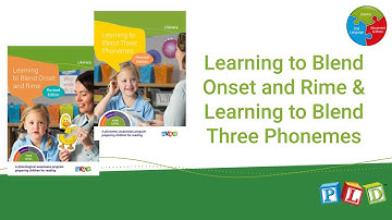 Learning to Blend Onset and Rime & Learning to Blend Three Phonemes