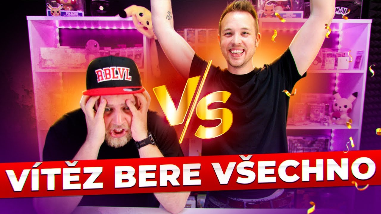 STEJK VS JIRKA KRÁL - POKÉMON BATTLE A VÍTĚŽ BERE VŠECHNO!