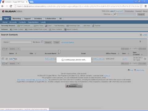Introduction and login to Sugarcrm to Create Account and Contact