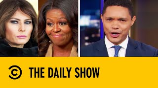 Michelle Obama Throws Shade At Melania Trump | The Daily Show With Trevor Noah