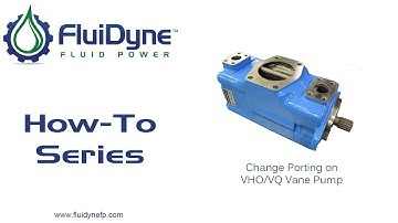 How to Change Porting on VHO/VQ Vane Pump