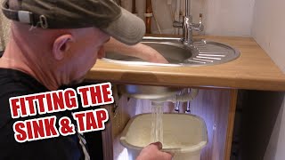 Fitting the sink and tap  utility room (part 8)